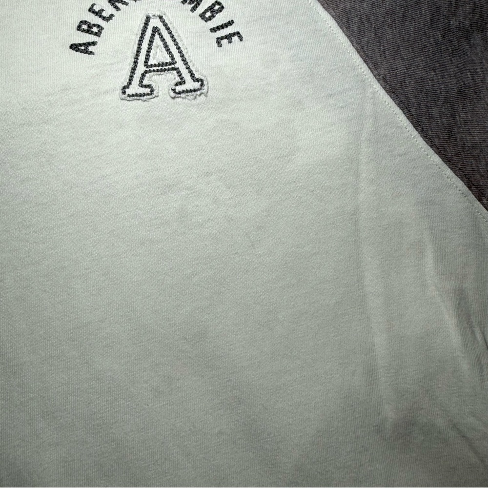 VTG 90s Abercrombie & Fitch Moose Raglan Muscle Tee Mens XL Single Stitch USA - Picture 5 of 8